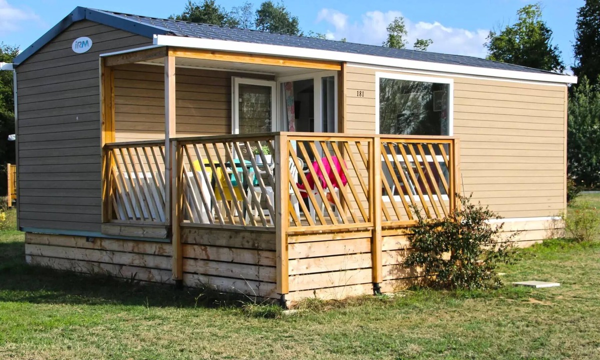 Saint-Martin-Lars-en-Sainte-Hermine House | Naturist campsite Le Colombier* - Comfort mobile home L'Autize 3 Rooms 4 People