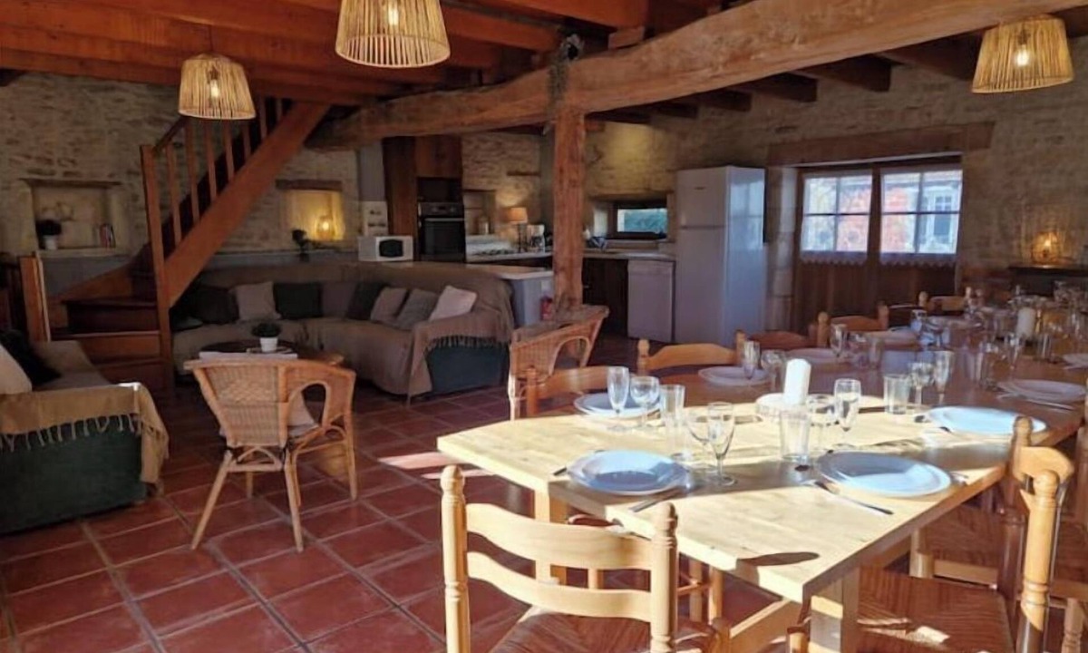 Saint-Crepin House | Le Bois Fleuri 3 Cottages 18 People Private Swimming Pool