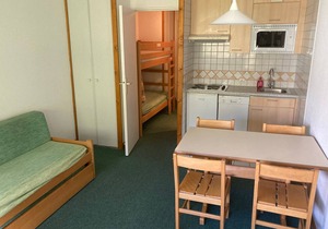 Comfortable studio in Tignes for 4 people with kitchenette