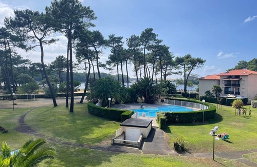 Soustons Apartment | Apartment, pets allowed - Pool and lake view