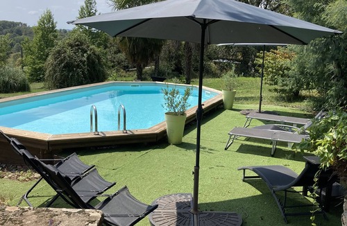 Tudeils Ski Chalet | Chalet, very nice view, 2 terraces, park, swimming pool belonging to the chalet