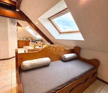 Aiguebelette-le-Lac Apartment | Chaleureux studio sous les toits, proche du lac