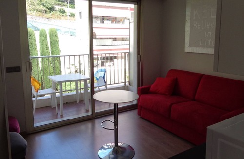 Alpes-Maritimes Apartment | Charming seafront studio near Port Garavan