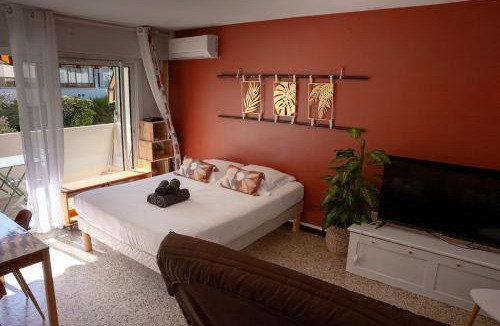 Pointe Croisette Apartment | Very Quiet Palm Beach Studio Close Beach