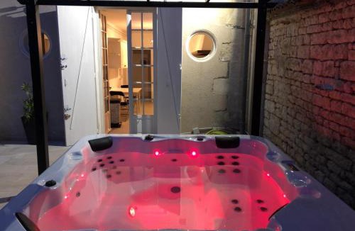 Centre Ville Villa | Villa Donna jacuzzi jardin billard centre la Brèche
