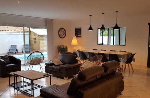 Angles House | Villa with all comforts + swimming pool 6 km from the beaches of Longeville sur mer