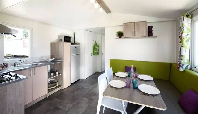 Camping Les Terrasses du Lac* - 3-room mobile home 4/6 people Air-conditioned