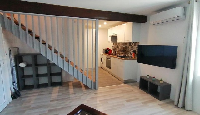 Le Grain de Sable, studio avec mezzanine