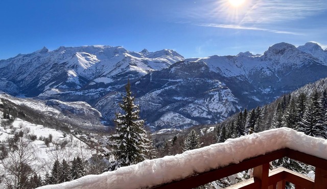 Studio "La Meije Mountain View" with Balcony and Mountain Views