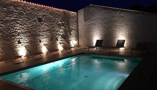 Village house with heated pool and garden