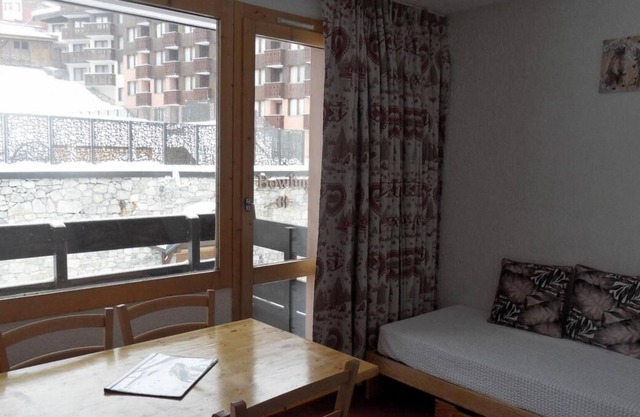 100m from resort center, 3rd floor, balcony, tv, 23m², La Plagne